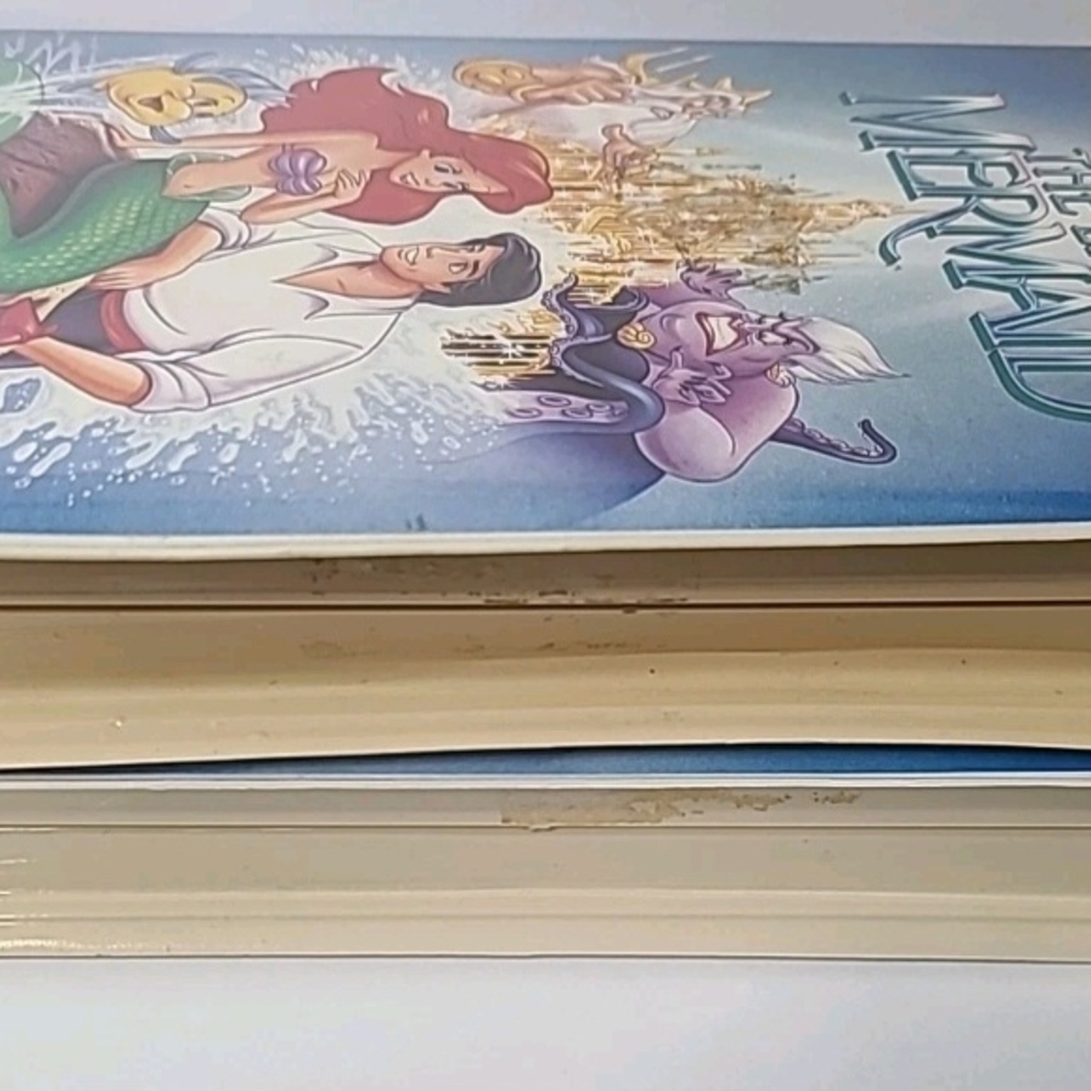 Disney The Little Mermaid VHS Black Diamond Edition Banned Cover ENG & FRENCH - Picture 7 of 7